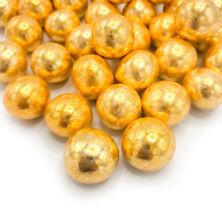 Picture of TREASURE GOLD COVERED LARGE CHOCOLATE PEARLS X 1 GRAM
